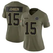 Dallas Cowboys Women's Tyler Johnson Limited 2025 Salute to Service Jersey - Olive