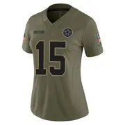 Dallas Cowboys Women's Tyler Johnson Limited 2025 Salute to Service Jersey - Olive