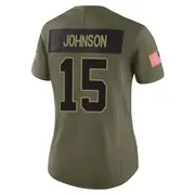 Dallas Cowboys Women's Tyler Johnson Limited 2025 Salute to Service Jersey - Olive