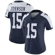 Dallas Cowboys Women's Tyler Johnson Limited Alternate Vapor Untouchable Jersey - Navy