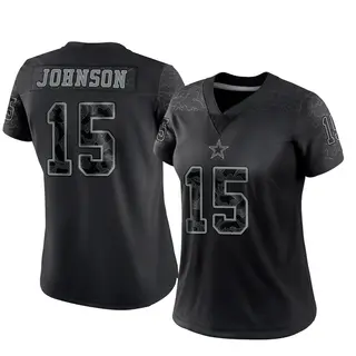 Dallas Cowboys Women's Tyler Johnson Limited Reflective Jersey - Black