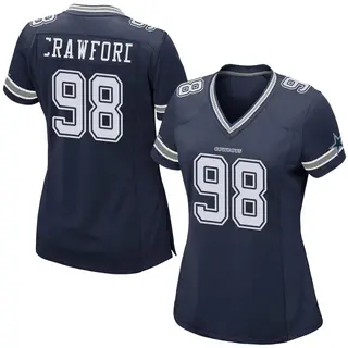 Dallas Cowboys Women's Tyrone Crawford Game Team Color Jersey - Navy