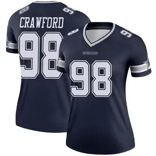 Dallas Cowboys Women's Tyrone Crawford Legend Jersey - Navy
