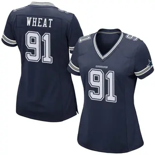 Dallas Cowboys Women's Tyrus Wheat Game Team Color Jersey - Navy