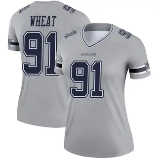 Dallas Cowboys Women's Tyrus Wheat Legend Inverted Jersey - Gray