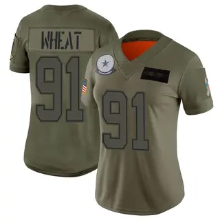 Dallas Cowboys Women's Tyrus Wheat Limited 2019 Salute to Service Jersey - Camo