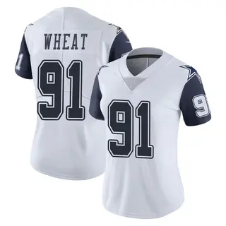 Dallas Cowboys Women's Tyrus Wheat Limited Color Rush Vapor Untouchable Jersey - White