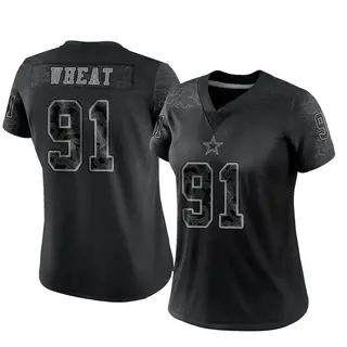 Dallas Cowboys Women's Tyrus Wheat Limited Reflective Jersey - Black