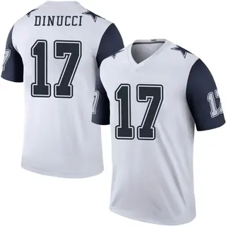 Dallas Cowboys Youth Ben DiNucci Legend Color Rush Jersey - White
