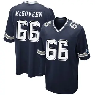 Dallas Cowboys Youth Connor McGovern Game Team Color Jersey - Navy