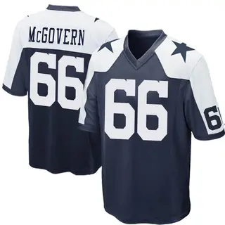 Dallas Cowboys Youth Connor McGovern Game Throwback Jersey - Navy Blue
