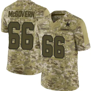 Dallas Cowboys Youth Connor McGovern Limited 2018 Salute to Service Jersey - Camo