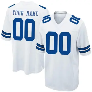 Dallas Cowboys Youth Custom Game Jersey - White