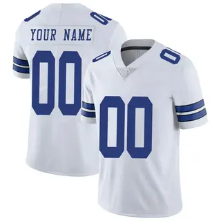 Dallas Cowboys Youth Custom Limited Vapor Untouchable Jersey - White