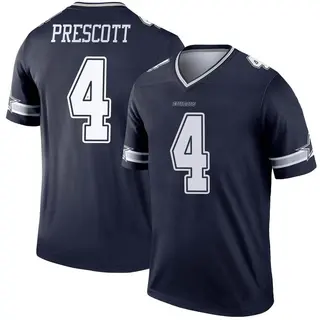 Dallas Cowboys Youth Dak Prescott Legend Jersey - Navy