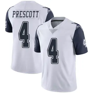 Dallas Cowboys Youth Dak Prescott Limited Color Rush Vapor Untouchable Jersey - White
