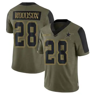 Dallas Cowboys Youth Darren Woodson Limited 2021 Salute To Service Jersey - Olive