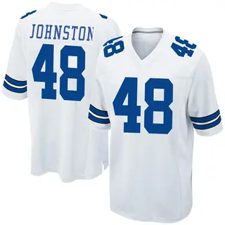 Dallas Cowboys Youth Daryl Johnston Game Jersey - White