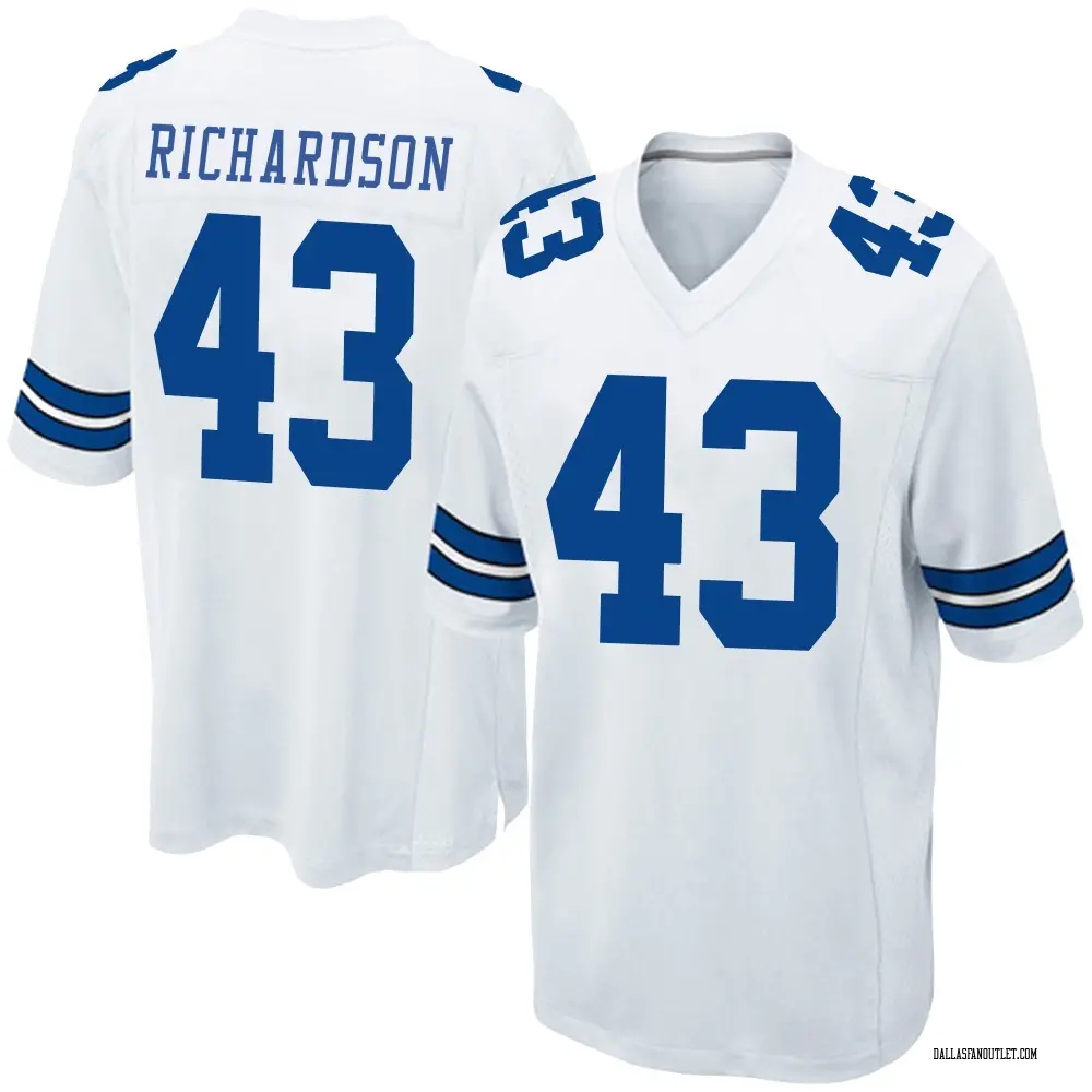 Dallas Cowboys Youth Dominic Richardson Game Jersey - White