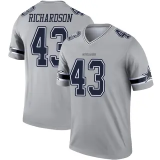 Dallas Cowboys Youth Dominic Richardson Legend Inverted Jersey - Gray