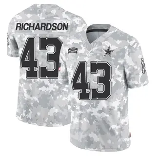 Dallas Cowboys Youth Dominic Richardson Limited 2024 Salute to Service Jersey - Arctic Camo