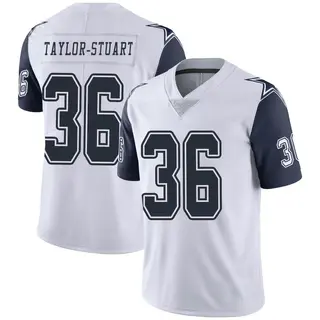 Dallas Cowboys Youth Isaac Taylor-Stuart Limited Color Rush Vapor Untouchable Jersey - White