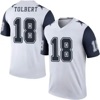Dallas Cowboys Youth Jalen Tolbert Legend Color Rush Jersey - White