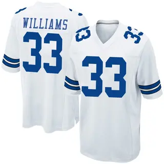 Dallas Cowboys Youth Javonte Williams Game Jersey - White
