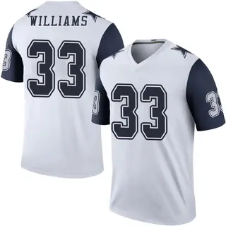 Dallas Cowboys Youth Javonte Williams Legend Color Rush Jersey - White