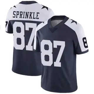 Dallas Cowboys Youth Jeremy Sprinkle Limited Alternate Vapor Untouchable Jersey - Navy