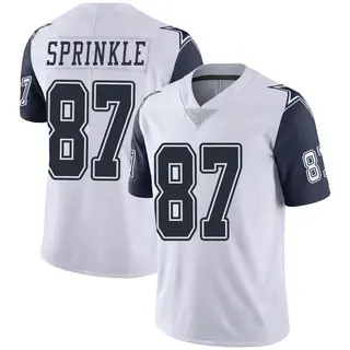 Dallas Cowboys Youth Jeremy Sprinkle Limited Color Rush Vapor Untouchable Jersey - White