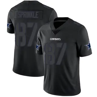 Dallas Cowboys Youth Jeremy Sprinkle Limited Jersey - Black Impact