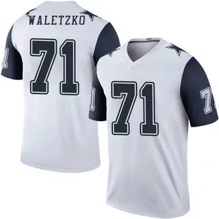 Dallas Cowboys Youth Matt Waletzko Legend Color Rush Jersey - White