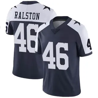 Dallas Cowboys Youth Nick Ralston Limited Alternate Vapor Untouchable Jersey - Navy