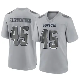 Dallas Cowboys Youth Rivaldo Fairweather Game Atmosphere Fashion Jersey - Gray