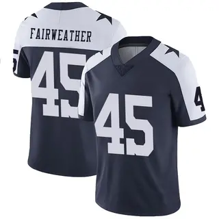 Dallas Cowboys Youth Rivaldo Fairweather Limited Alternate Vapor Untouchable Jersey - Navy