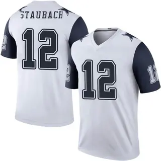 Dallas Cowboys Youth Roger Staubach Legend Color Rush Jersey - White