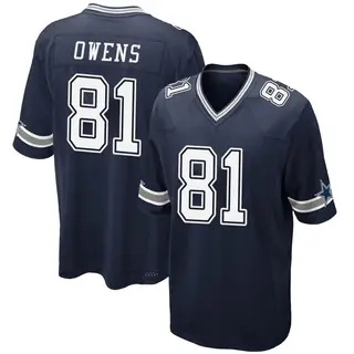 Dallas Cowboys Youth Terrell Owens Game Team Color Jersey - Navy