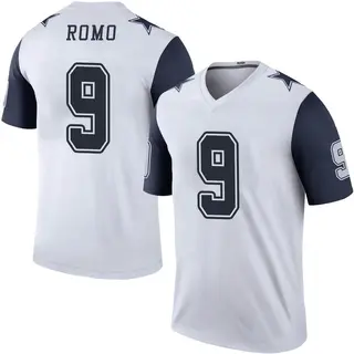 Dallas Cowboys Youth Tony Romo Legend Color Rush Jersey - White