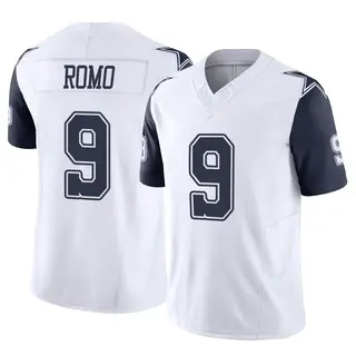 Dallas Cowboys Youth Tony Romo Limited 2nd Alternate Vapor F.U.S.E. Jersey - White