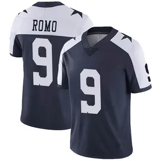 Dallas Cowboys Youth Tony Romo Limited Alternate Vapor Untouchable Jersey - Navy