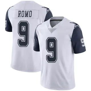 Dallas Cowboys Youth Tony Romo Limited Color Rush Vapor Untouchable Jersey - White