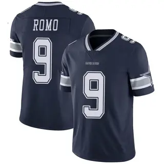 Dallas Cowboys Youth Tony Romo Limited Team Color Vapor Untouchable Jersey - Navy