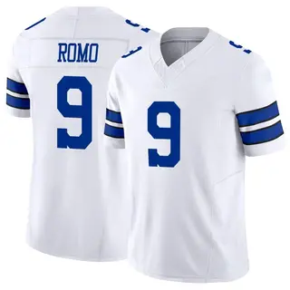 Dallas Cowboys Youth Tony Romo Limited Vapor F.U.S.E. Jersey - White