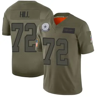 Dallas Cowboys Youth Trysten Hill Limited 2019 Salute to Service Jersey - Camo