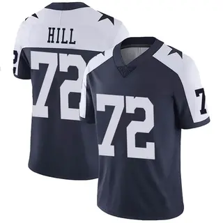 Dallas Cowboys Youth Trysten Hill Limited Alternate Vapor Untouchable Jersey - Navy