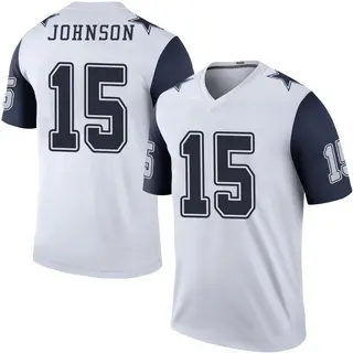 Dallas Cowboys Youth Tyler Johnson Legend Color Rush Jersey - White