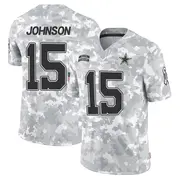 Dallas Cowboys Youth Tyler Johnson Limited 2024 Salute to Service Jersey - Arctic Camo