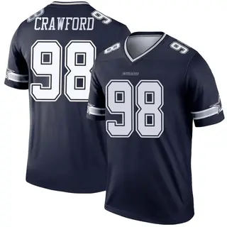 Dallas Cowboys Youth Tyrone Crawford Legend Jersey - Navy