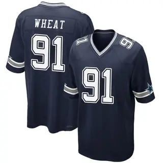 Dallas Cowboys Youth Tyrus Wheat Game Team Color Jersey - Navy